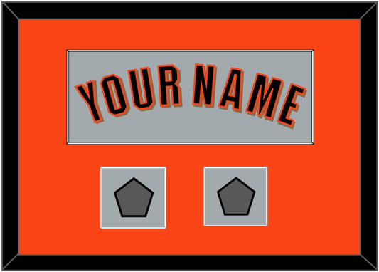 San Francisco Name & 2 World Series Jersey Patches - Road Gray (2010-2021) - Essential Tier 3