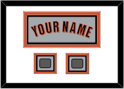 San Francisco Name & 2 World Series Jersey Patches - Road Gray (2010-2021) - Premier Tier 1