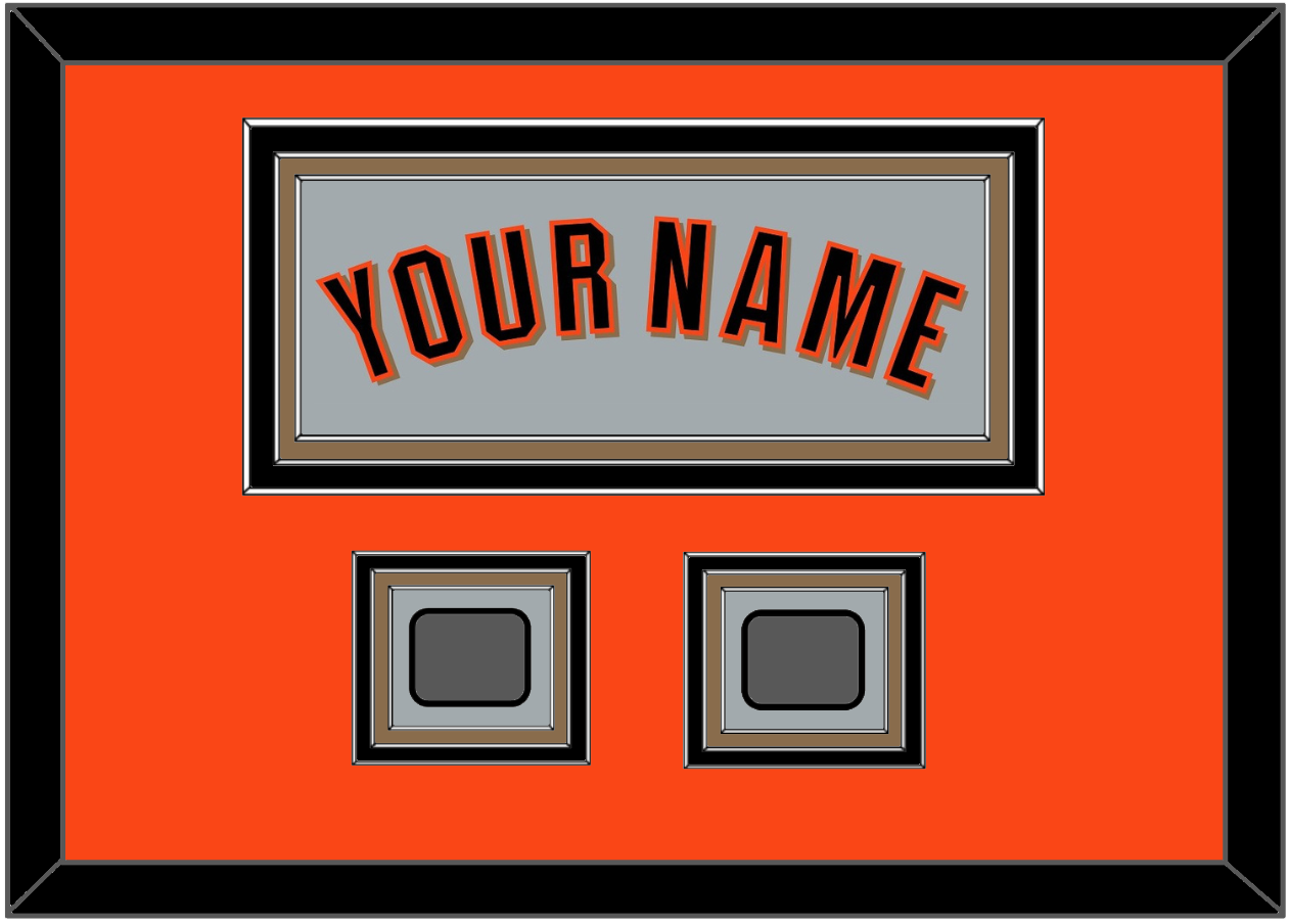 San Francisco Name & 2 World Series Jersey Patches - Road Gray (2010-2021) - Premier Tier 3