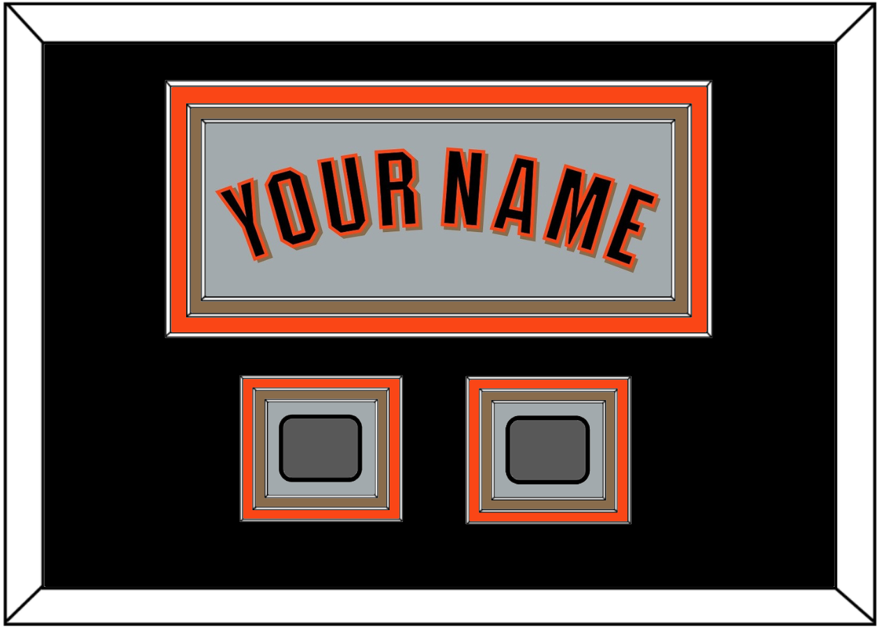 San Francisco Name & 2 World Series Champions Patches - Road Gray (2010-2021) - Premier Tier 5