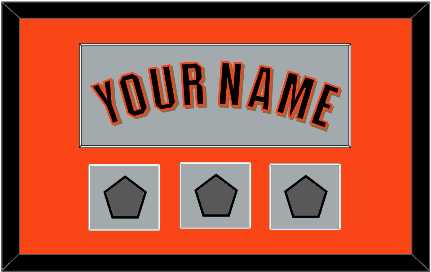 San Francisco Name & 3 World Series Jersey Patches - Road Gray (2010-2021) - Essential Tier 2
