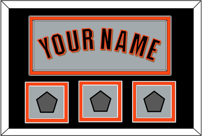 San Francisco Name & 3 World Series Champions Patches - Road Gray (2010-2021) - Signature Tier 3