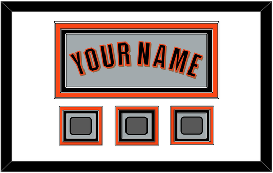 San Francisco Name & 3 World Series Champions Patches - Road Gray (2010-2021) - Premier Tier 1