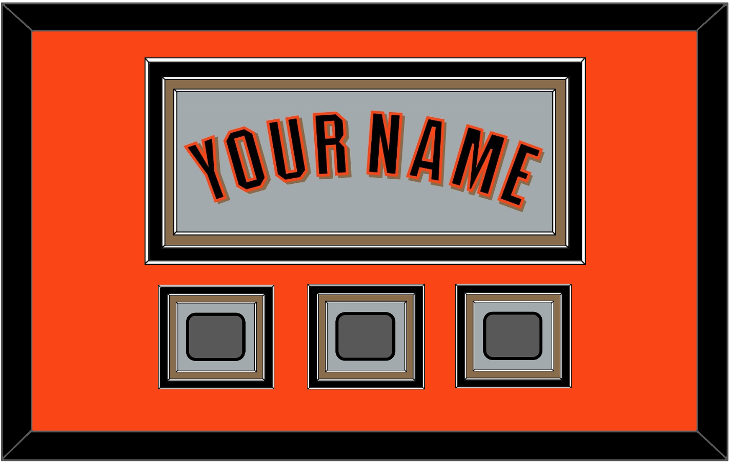 San Francisco Name & 3 World Series Champions Patches - Road Gray (2010-2021) - Premier Tier 2