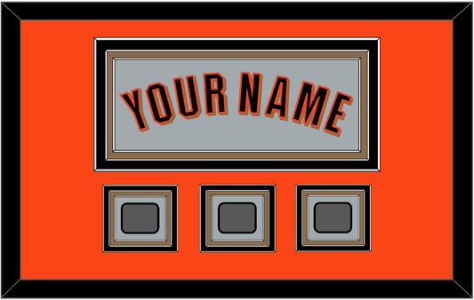 San Francisco Name & 3 World Series Champions Patches - Road Gray (2010-2021) - Premier Tier 2