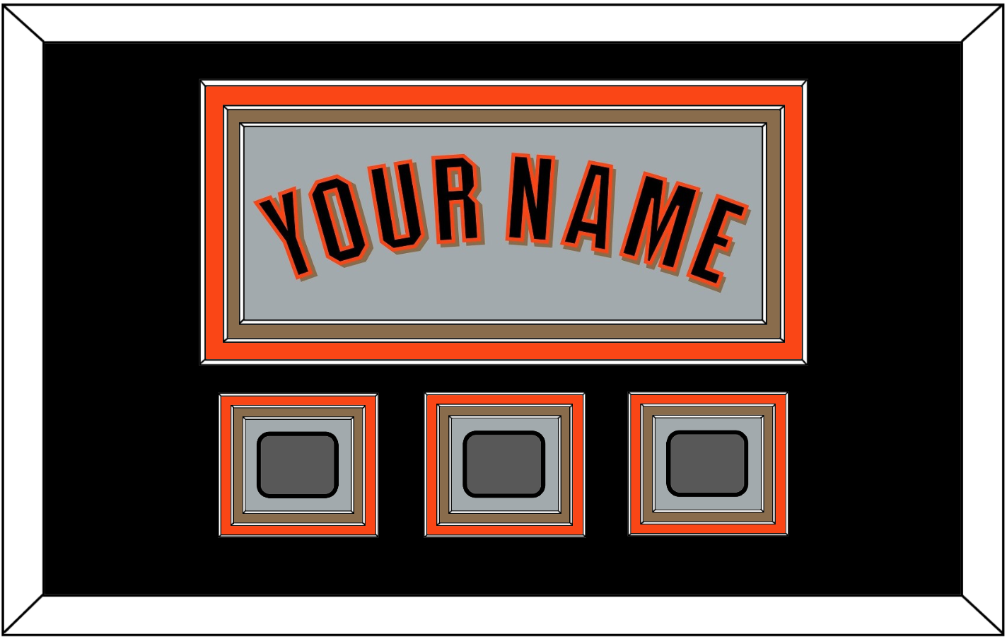 San Francisco Name & 3 World Series Jersey Patches - Road Gray (2010-2021) - Premier Tier 3