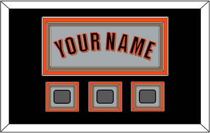 San Francisco Name & 3 World Series Jersey Patches - Road Gray (2010-2021) - Premier Tier 3