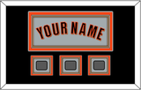 San Francisco Name & 3 World Series Jersey Patches - Road Gray (2010-2021) - Triple Mat 3
