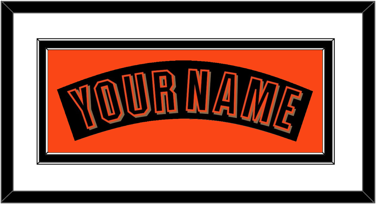San Francisco Nameplate - Alternate Black (2001-2002) - Signature Tier 1