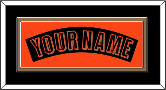 San Francisco Nameplate - Alternate Black (2001-2002) - Double Mat 3