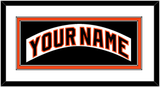 San Francisco Nameplate - Home White (1983-1993) - Double Mat 1