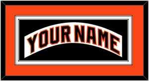 San Francisco Nameplate - Home White (1983-1993) - Double Mat 3