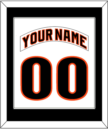 San Francisco Nameplate & Number Combined - Home White (1983-1993) - Essential Tier 2