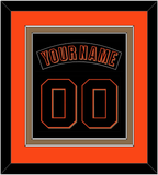 San Francisco Nameplate & Number Combined - Alternate Black (2001-2002) - Double Mat 2