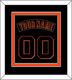 San Francisco Nameplate & Number Combined - Alternate Black (2001-2002) - Double Mat 3