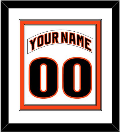 San Francisco Nameplate & Number Combined - Home White (1983-1993) - Signature Tier 1