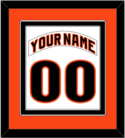 San Francisco Nameplate & Number Combined - Home White (1983-1993) - Signature Tier 2