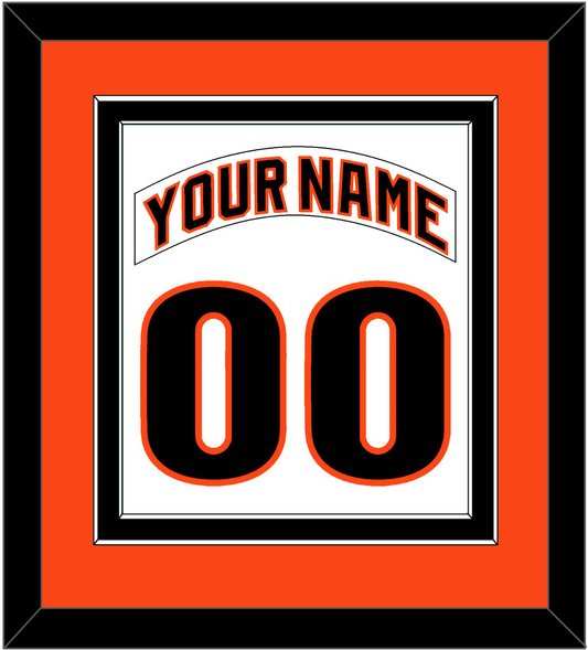 San Francisco Nameplate & Number Combined - Home White (1983-1993) - Signature Tier 2