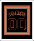 San Francisco Nameplate & Number Combined - Alternate Black (2001-2002) - Triple Mat 2