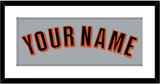 San Francisco Name - Road Gray (2022-2023) - Single Mat 1