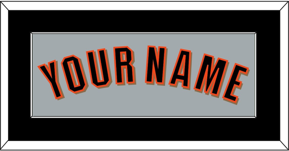 San Francisco Name - Road Gray (2010-2021) - Single Mat 3