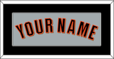 San Francisco Name - Road Gray (2010-2021) - Single Mat 3