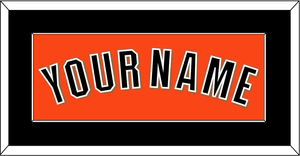 San Francisco Name - Alternate Orange - Single Mat 2