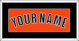 San Francisco Name - Alternate Orange - Single Mat 2