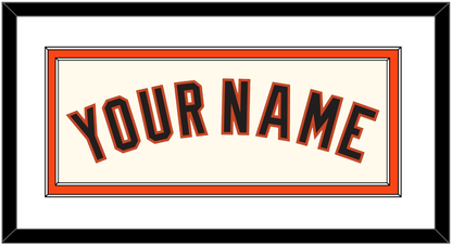 San Francisco Name - Home Cream - Signature Tier 1