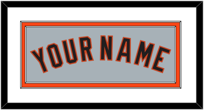 San Francisco Name - Road Gray - Signature Tier 1