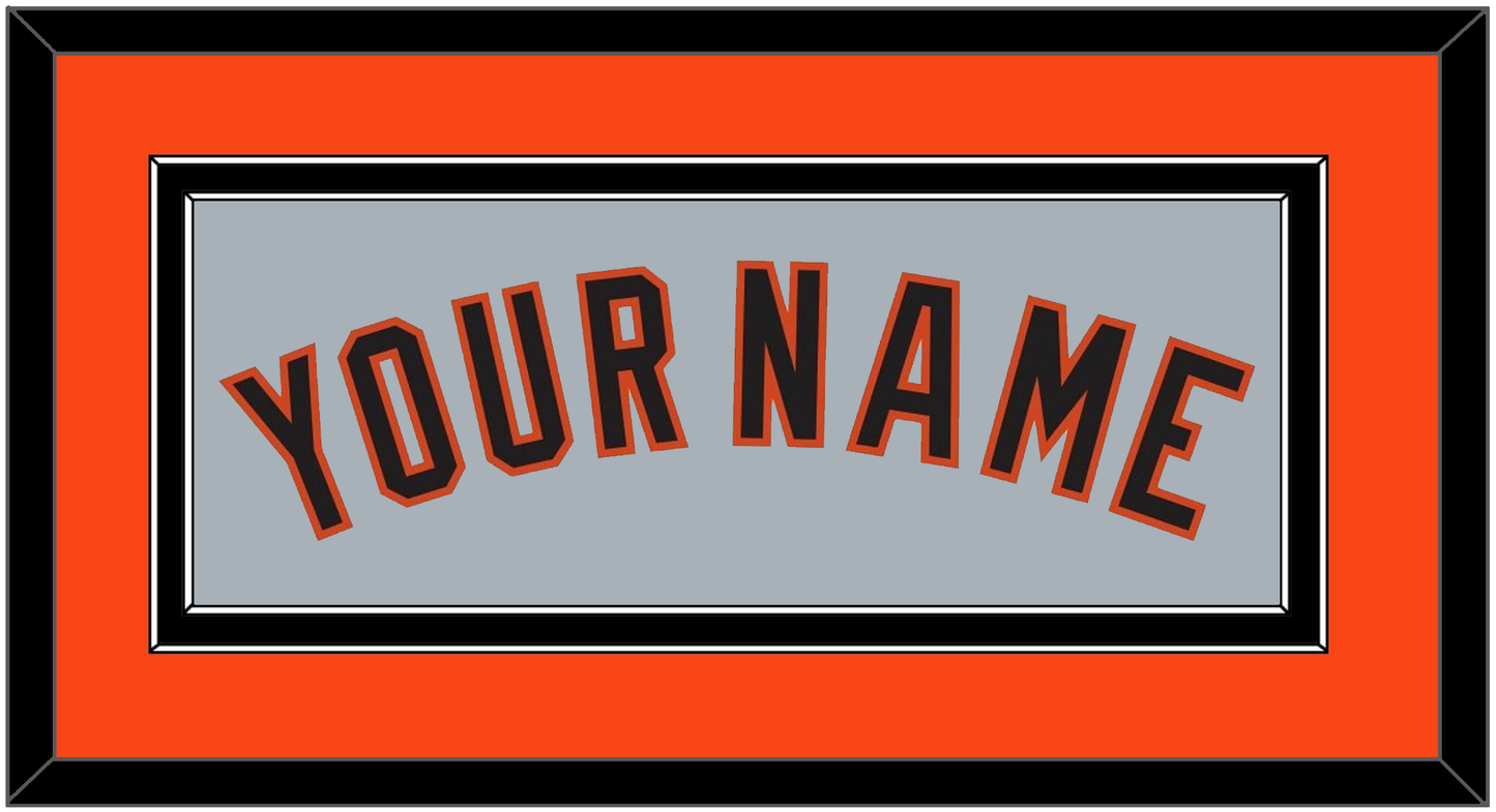 San Francisco Name - Road Gray - Signature Tier 2