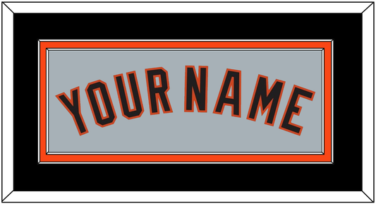 San Francisco Name - Road Gray - Signature Tier 3