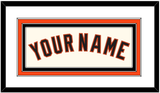 San Francisco Name - Home Cream - Triple Mat 1