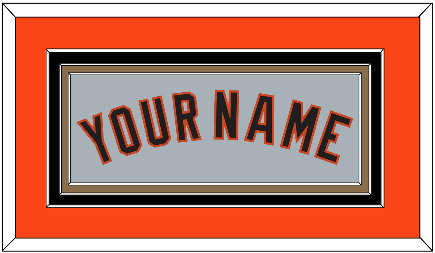 San Francisco Name - Road Gray - Premier Tier 2
