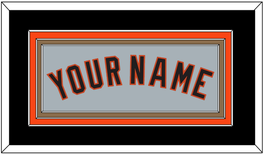 San Francisco Name - Road Gray - Premier Tier 3