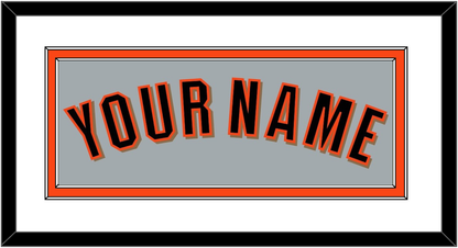 San Francisco Name - Road Gray (2022-2023) - Signature Tier 1