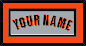 San Francisco Name - Road Gray (2010-2021) - Double Mat 2