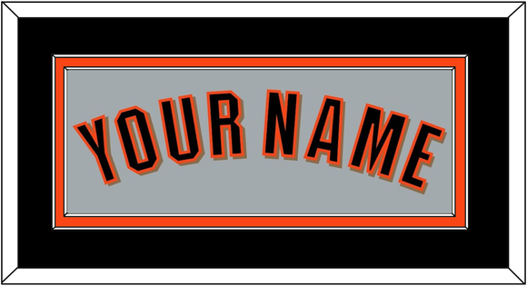 San Francisco Name - Road Gray (2022-2023) - Double Mat 3