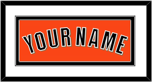 San Francisco Name - Alternate Orange - Double Mat 1