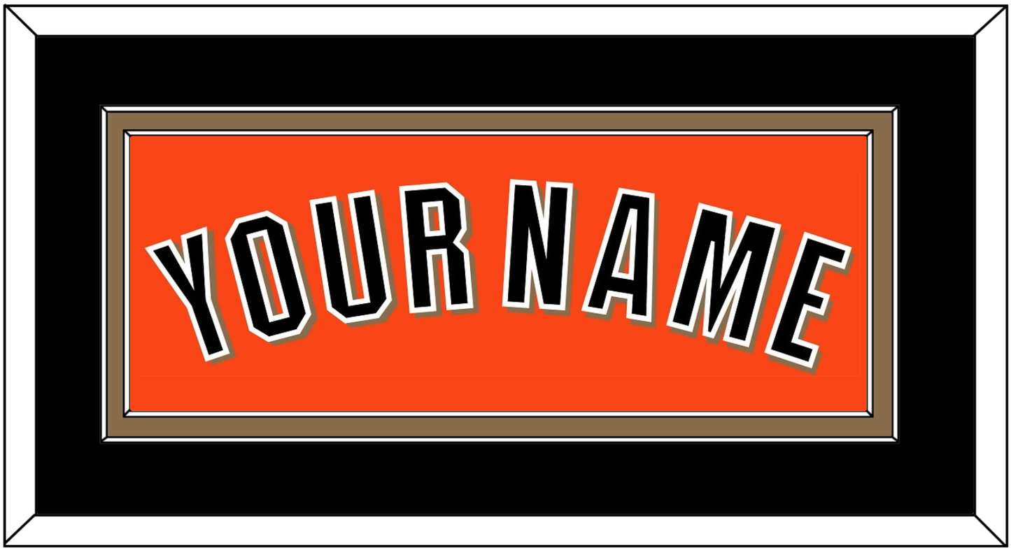San Francisco Name - Alternate Orange - Signature Tier 2