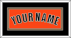 San Francisco Name - Alternate Orange - Double Mat 2