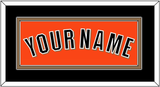 San Francisco Name - Alternate Orange - Double Mat 2