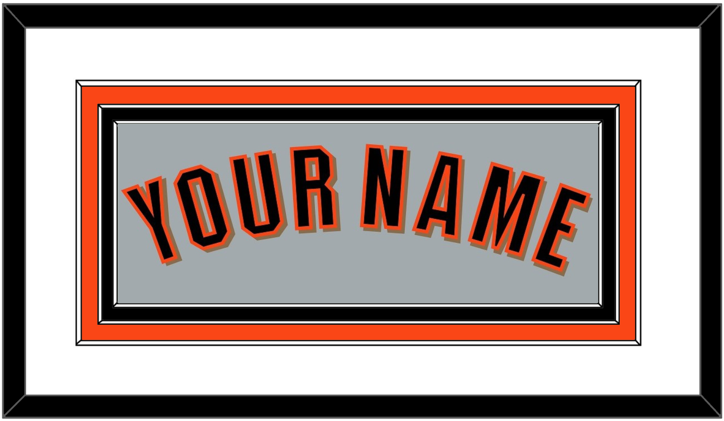 San Francisco Name - Road Gray - Premier Tier 1