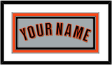 San Francisco Name - Road Gray - Triple Mat 1