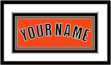 San Francisco Name - Alternate Orange - Triple Mat 1