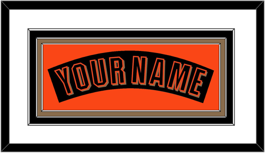 San Francisco Nameplate - Alternate Black (2001-2002) - Premier Tier 1