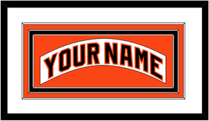 San Francisco Nameplate - Home White (1983-1993) - Triple Mat 1