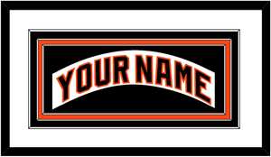 San Francisco Nameplate - Home White (1983-1993) - Triple Mat 2