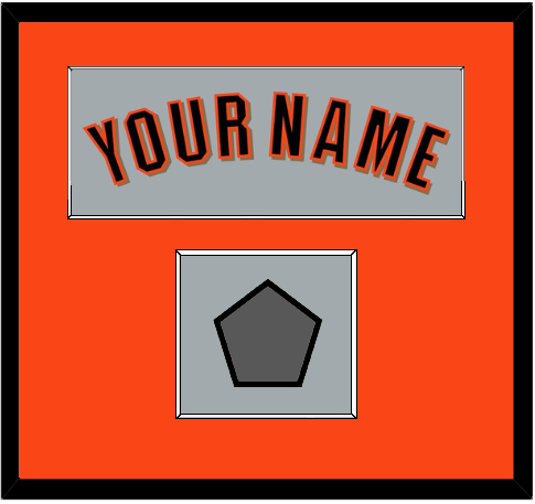 San Francisco Name & World Series Champions Patch - Road Gray (2010-2021) - Single Mat 2