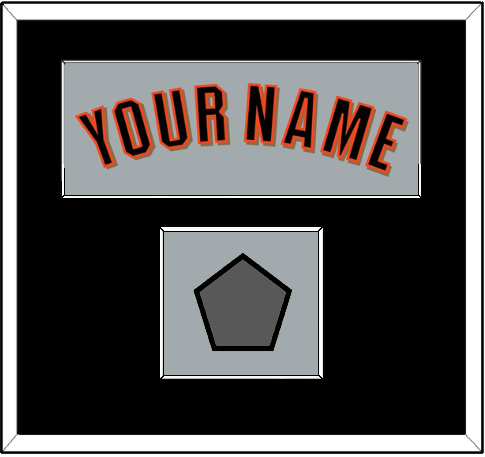 San Francisco Name & World Series Jersey Patch - Road Gray (2010-2021) - Single Mat 3